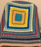 Gehaakte Sprei / Deken - Kleurrijk Granny Square, Ophalen, Nieuw