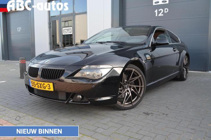 BMW 6-serie 645Ci 20" Black on Black 333PK Youngtimer, Auto's, BMW, Bedrijf, Te koop, 6-Serie, ABS, Airbags, Airconditioning, Alarm