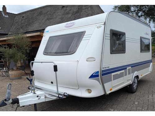 HOBBY 440 SF VT+LUIFEL, Caravans en Kamperen, Caravans, Bedrijf, Treinzit, Hobby, Dwarsbed, Overige typen, Fietsenrek, Gascomfoor