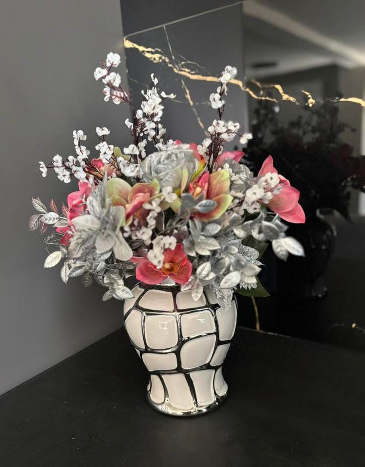 Echte eyecatcher compleet met vaas, Huis en Inrichting, Woonaccessoires | Droogbloemen, Nieuw, Ophalen of Verzenden