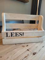 Houten tijdschriftenbak, Huis en Inrichting, Woonaccessoires | Krantenbakken en Lectuurbakken, Ophalen