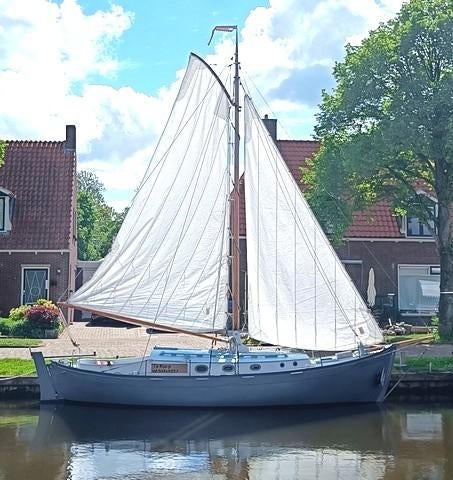 ZEILSLOEP staal 8 mtr klassieker, Watersport en Boten, Kajuitzeilboten en Zeiljachten, Gebruikt, Tourjacht of Cruiser, Staal, 6 tot 9 meter
