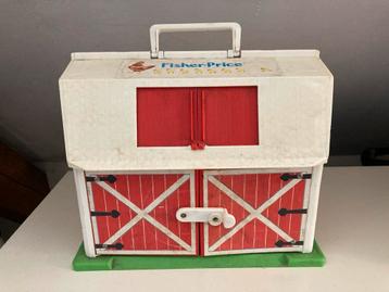 Vintage Fischer Price Boerderij met Dieren en Hekjes beschikbaar voor biedingen