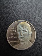 Ron Brandsteder munt De Tros in't zilver muntstuk, Ophalen of Verzenden, Koningin Beatrix, Overige waardes, Zilver