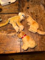 50/60er jaren Steiff aapje , hondje en kangoeroe met baby, Antiek en Kunst, Ophalen of Verzenden