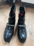 Love Moschino Laarzen 38, Ophalen of Verzenden, Gedragen, Zwart, Lage of Enkellaarzen