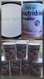 9 blikken nutridrink poeder aardbei smaak, Ophalen of Verzenden, Nieuw, Overige typen