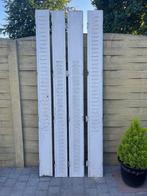 Metalen brocante panelen hoog, Ophalen