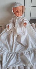 Antieke handgemaakte doopjurk met mutsje, Ophalen, Jongen of Meisje