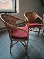 Rotan stoelen GRATIS, Ophalen of Verzenden, Gebruikt, Bruin, Twee