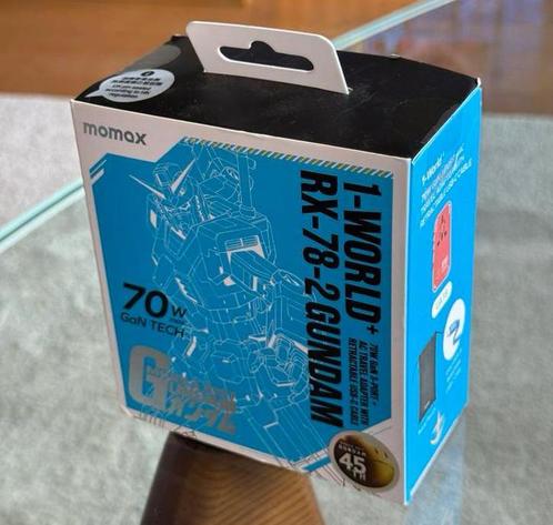 Momax Gundam world charger limited edition, Telecommunicatie, Mobiele telefoons | Telefoon-opladers, Zo goed als nieuw, Ophalen of Verzenden