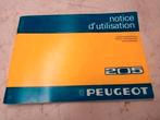 Peugeot 205 1983 1984 1985 instructieboekje gl gr sr gt, Ophalen of Verzenden