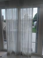 Soepele off-white vitrage gordijn, Gebruikt, 100 tot 150 cm, 200 cm of meer, Ophalen of Verzenden