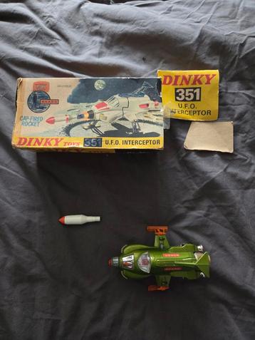 Dinky Toys U.F.O. Interceptor #351 - Raketlanceerder beschikbaar voor biedingen