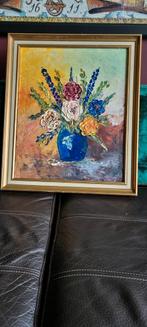 stilleven bloemen inclusief mooie lijst, S.F Hendricks signa, Ophalen