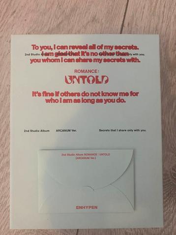 Enhypen romance untold+ fabric piece beschikbaar voor biedingen
