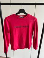 Cherry roze/rode sweater van Calvin Klein – maat 12 jaar, Calvin Klein Jeans, Meisje, Trui of Vest, Ophalen of Verzenden