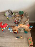 Groot set playmobil dierentuin en dierenkliniek, Ophalen of Verzenden, Gebruikt