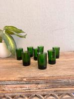 8 Jagermeister shotjes glas glazen groen, Verzamelen, Glas en Borrelglaasjes, Ophalen of Verzenden