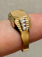 Nieuwe Rolex ring 18 karaat geel en witgoud met certificaat!, Sieraden, Tassen en Uiterlijk, Ringen, 20 of groter, Heer, Nieuw