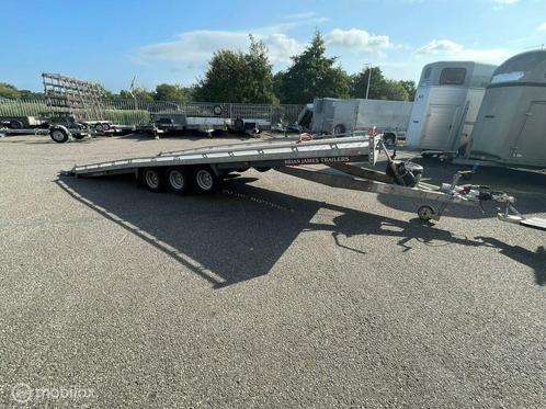Brian James T6 kantel 550x210 3-asser autotransporter, Auto diversen, Aanhangers en Bagagewagens, Gebruikt