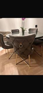Eetkamer tafel + salon tafel inclusief 6 stoelen !, Huis en Inrichting, Ophalen, Zo goed als nieuw, 4 tot 6 stoelen