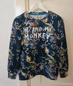 Sweater-trui Me and My Monkey jongens Maat 14/ 164, Kinderen en Baby's, Kinderkleding | Maat 140, Jongen of Meisje, Trui of Vest