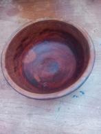 Houten kom gemaakt in Ghana, Ophalen of Verzenden, Nieuw, Rond, Hout