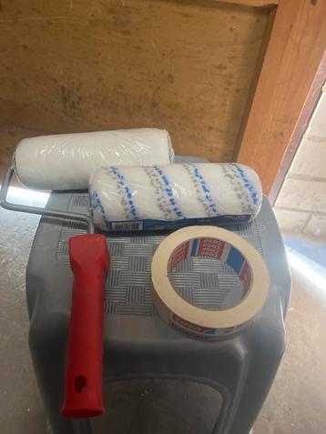 Muurverfset: Roller, Vachtrollers & Tape beschikbaar voor biedingen