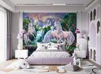 Unicorn Posterbehang Paarden Paradise Walltastic - 305 x 244, Nieuw, Ophalen of Verzenden, Wanddecoratie