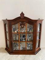 Notenhouten vitrinekastje, Antiek en Kunst, Antiek | Meubels | Kasten, Ophalen