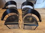 Eetkamerstoelen memphis style post modern, Ophalen, Gebruikt, Zwart, Memphis style