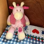Eddy Toys roze giraffe knuffel giraf 28 cm groot, Kinderen en Baby's, Speelgoed | Knuffels en Pluche, Ophalen of Verzenden