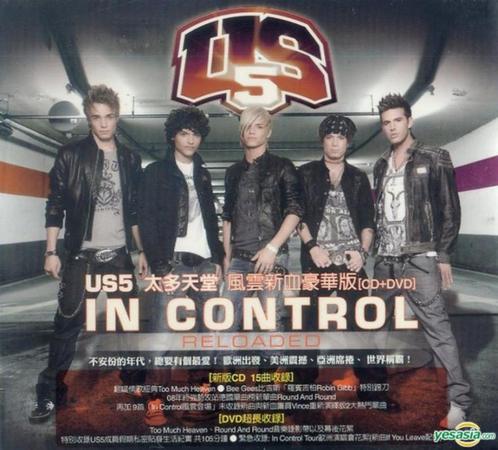 US5 CD + DVD IN CONTROL RELOADED + ROBIN GIBB taiwan, Cd's en Dvd's, Cd's | Pop, Gebruikt, 1980 tot 2000, Ophalen of Verzenden