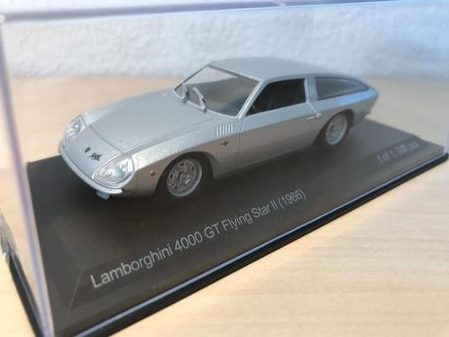 Lamborghini 4000GT Flyng Star 1:43 Whitebox 0007, Hobby en Vrije tijd, Modelauto's | 1:43, Zo goed als nieuw, Auto, Overige merken