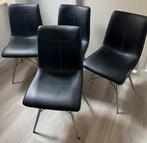 Xooon eetkamerstoel Ambra 4 stuks zwart rvs, Huis en Inrichting, Stoelen, Ophalen, Zwart, Zo goed als nieuw, Vier