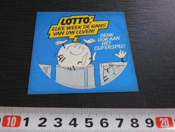 sticker LOTTO: elke week de kans van uw leven  beschikbaar voor biedingen