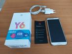 Huawei Y6 incl. oplader, Gebruikt, Overige kleuren, Verzenden, Touchscreen