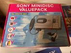 Sony Minidisc Recorder MZ-R35 Valuepack *S, Ophalen of Verzenden, Minidisc-recorder