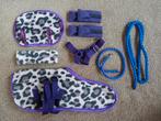 Dekenset XL zelfgemaakt past bij Crafty Ponies, Kinderen en Baby's, Ophalen of Verzenden, Nieuw, Paard