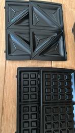 Tosti / wafel en grill ijzer in 1, Ophalen of Verzenden, Uitneembare platen, Zo goed als nieuw