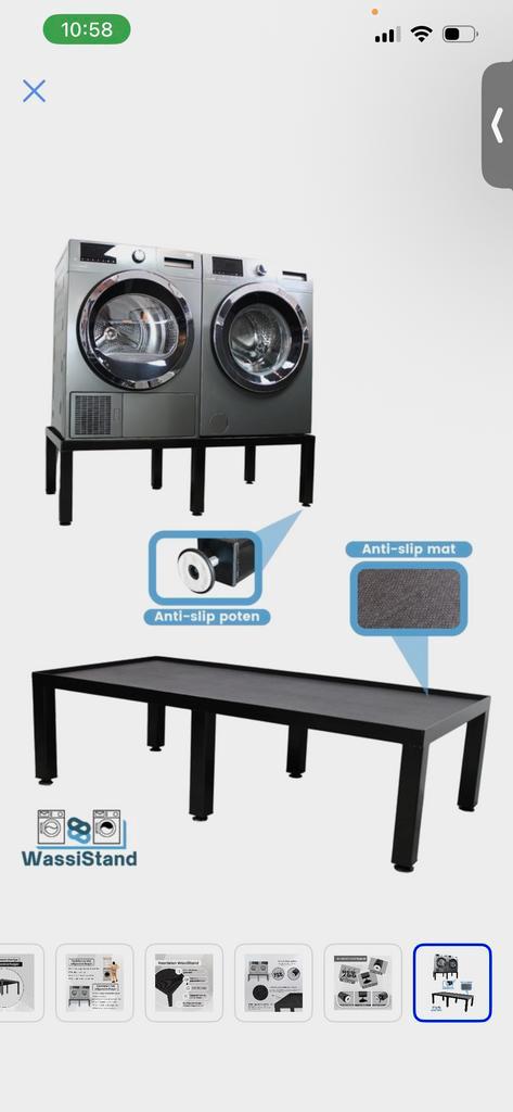 WassiStand Wasmachine Verhoger - Anti-Slip, Computers en Software, Pc speakers, Zo goed als nieuw, Overige typen, Ophalen
