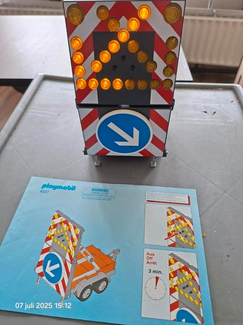 Playmobil 6227 Wegsignalisatie LED, Kinderen en Baby's, Speelgoed | Playmobil, Gebruikt, Los playmobil, Ophalen of Verzenden