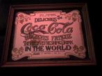 Spiegel coca cola, Antiek en Kunst, Ophalen of Verzenden, Rechthoekig, 50 tot 100 cm, Minder dan 100 cm