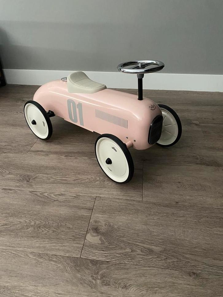 Vilac loopauto roze, Kinderen en Baby's, Speelgoed | Buiten | Voertuigen en Loopfietsen, Zo goed als nieuw, Loopvoertuig, Ophalen