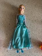 Zingende elsa barbie pop, Ophalen of Verzenden, Zo goed als nieuw, Barbie