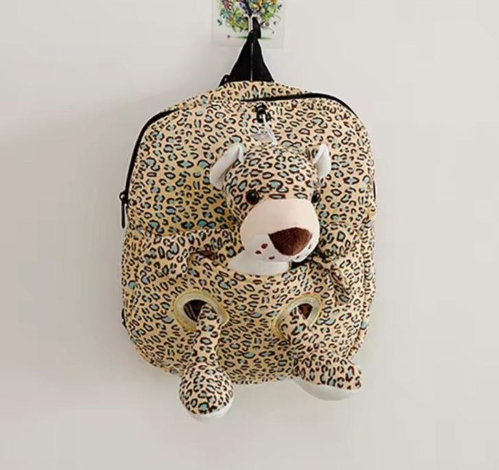 Kinderrugtas Panter - Rugzak met Knuffel - Peuters, kleuters, Sieraden, Tassen en Uiterlijk, Tassen | Rugtassen, Nieuw, Overige merken