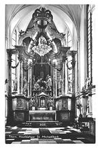 944581 Thorn Limburg 1962 Hoofdaltaar St Michaëlkerk Nette
