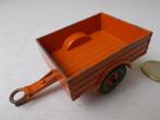 1955 Dinky Toys 341 LAND ROVER TRAILER +TREKOOG/HAAK ORANJE, Hobby en Vrije tijd, Modelauto's | 1:43, Dinky Toys, Gebruikt, Ophalen of Verzenden