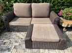 Bellagio 2 zitstuinbank, Tuin en Terras, Tuinsets en Loungesets, Rotan, Bank, Zo goed als nieuw, Loungeset
